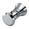 Sugatsune Glass Door Knob - Back-to-Back Set (Chrome)