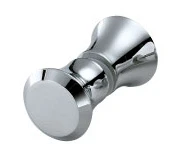 Sugatsune Glass Door Knob - Back-to-Back Set (Chrome)