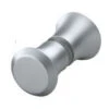 Sugatsune Glass Door Knob - Back-to-Back Set (Satin Chrome)