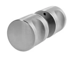 Sugatsune Glass Door Knob - Back-to-Back Set (Satin)