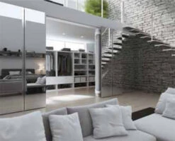 Sugatsune LIN-X1000 Lateral Opening Door System For Large Doors - (198lb.) -Amerock Sales Shop sug lin x1000 installed2 big