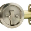 Sure-Loc Round Pocket Door Privacy Latch - EACH (Satin Nickel)