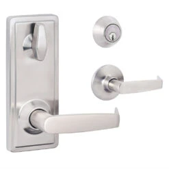 Sure-Loc IN301 Mechanical Interconnect Lock W/ Jackson Lever (Satin Stainless Steel)