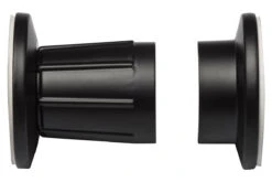 Sure-Loc Adjustable Shower Rod End Brackets - Pair (Flat Black)