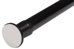 Sure-Loc 5ft. Straight Shower Curtain Rod (Flat Black) -Amerock Sales Shop sur scr fbl rod ends 2 big 1