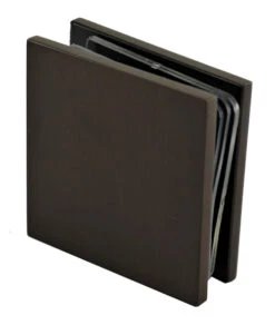 Sure-Loc Glass Shower Clamp, Square Corner - EACH (Vintage Bronze)