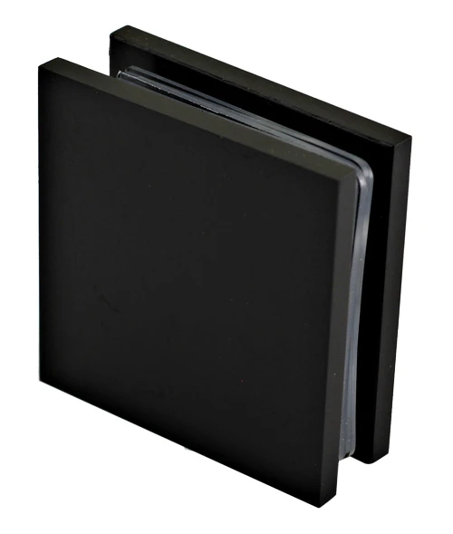 Sure-Loc Glass Shower Clamp, Square Corner - EACH (Flat Black) 1 Sure-Loc Glass Shower Clamp, Square Corner - EACH (Flat Black)