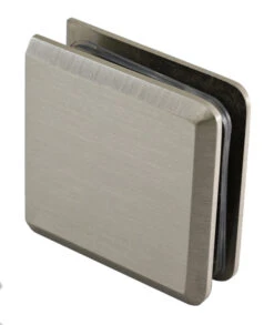 Sure-Loc Glass Shower Clamp, Beveled Edge - EACH (Satin Nickel)