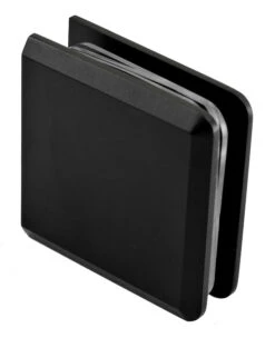 Sure-Loc Glass Shower Clamp, Beveled Edge - EACH (Flat Black)