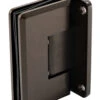 Sure-Lock Wall Mount Glass Heavy-Duty Shower Door Hinge, Beveled Edge - EACH (Vintage Bronze)