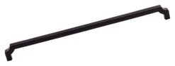 Top Knobs Ellis 12" (305mm) Center-to-Center Davenport Cabinet Pull (Flat Black)