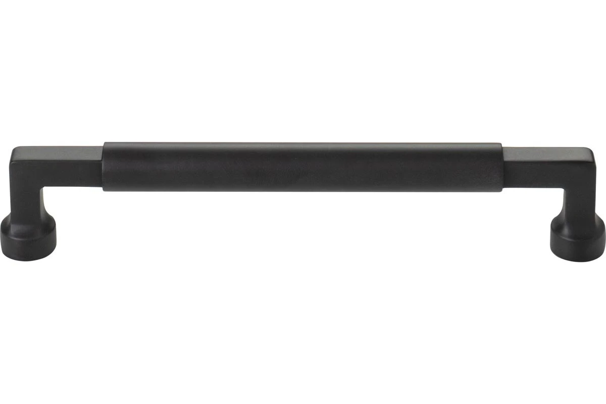 Top Knobs Regent's Park 6-5/16" (160mm) Center-to-Center Cumberland Cabinet Pull (Flat Black) 2 Top Knobs Regent's Park 6-5/16" (160mm) Center-to-Center Cumberland Cabinet Pull (Flat Black) - Image 2