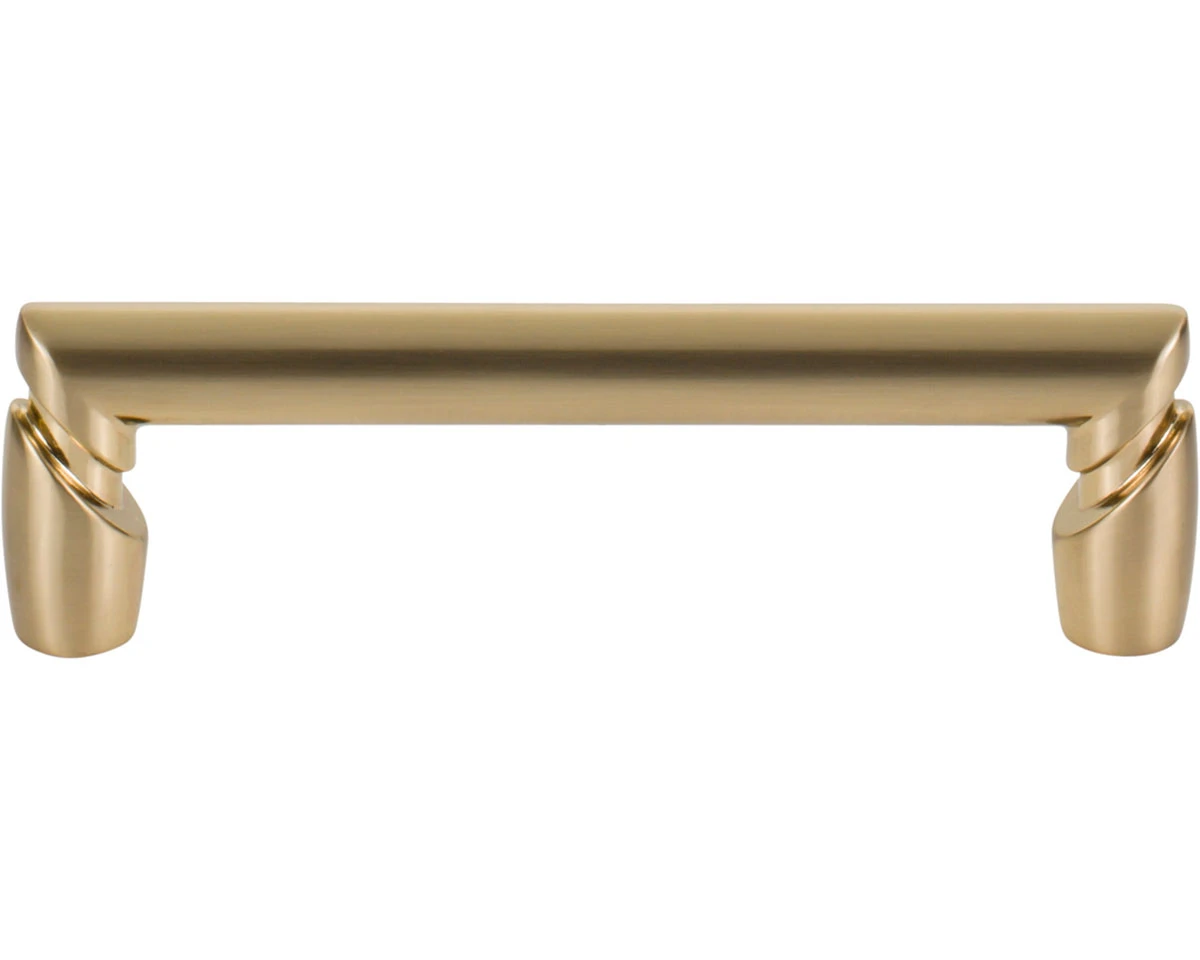 Top Cabinet Knobs Morris 3-3/4" (96mm) Center-to-Center Florham Cabinet Pull (Honey Bronze) 1 Top Cabinet Knobs Morris 3-3/4" (96mm) Center-to-Center Florham Cabinet Pull (Honey Bronze)