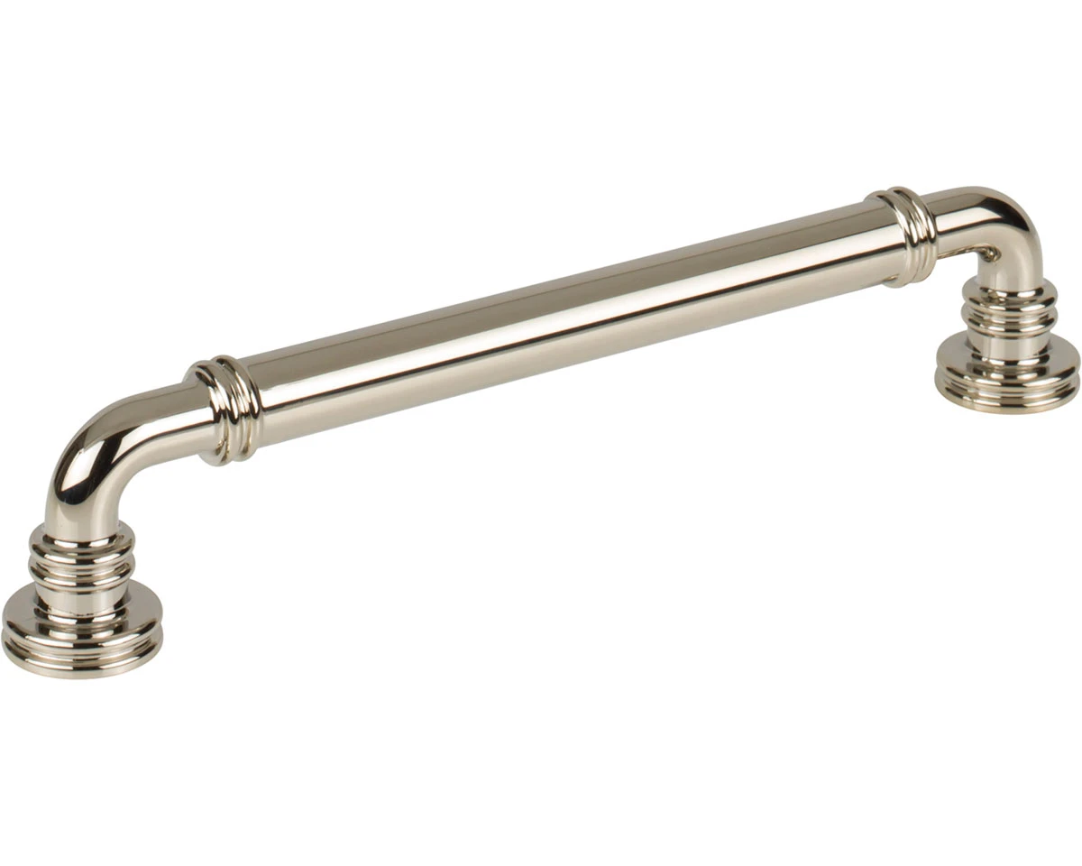 Top Knobs Morris 6-5/16" (160mm) Center-to-Center Cranford Cabinet Pull (Polished Nickel) 2 Top Knobs Morris 6-5/16" (160mm) Center-to-Center Cranford Cabinet Pull (Polished Nickel) - Image 2