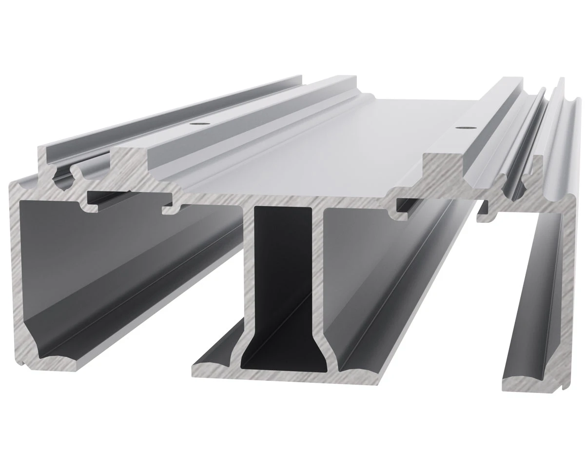 Cavity Sliders 72" (1829mm) CaviTrack By-Pass Sliding Door Track For 1-3/4" Doors - (Aluminum) 1 Cavity Sliders 72" (1829mm) CaviTrack By-Pass Sliding Door Track For 1-3/4" Doors - (Aluminum)