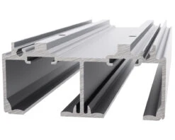 Cavity Sliders 72" (1829mm) CaviTrack By-Pass Sliding Door Track For 1-3/8" Doors - (Aluminum)