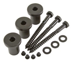 US Futaba Mounting Kit For Use With Flat Rail Extension - (Matte Black)